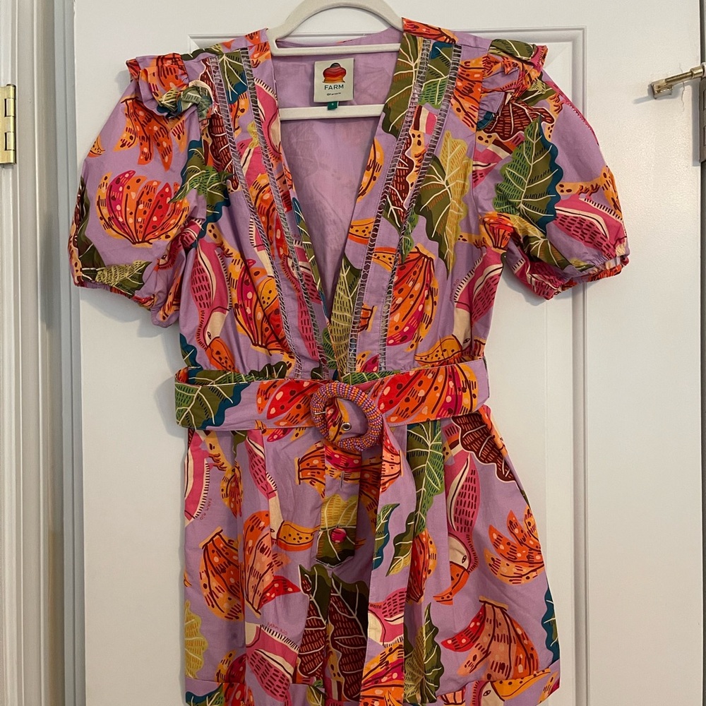 FARM Rio Beaks and Bananas Romper